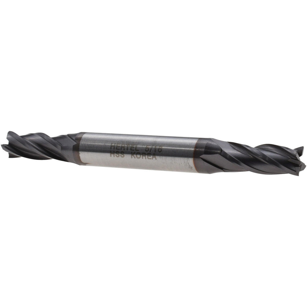 Hertel EF053020 Square End Mill 5/16" Dia, 3/4" LOC, 4 Flutes, High Speed Steel