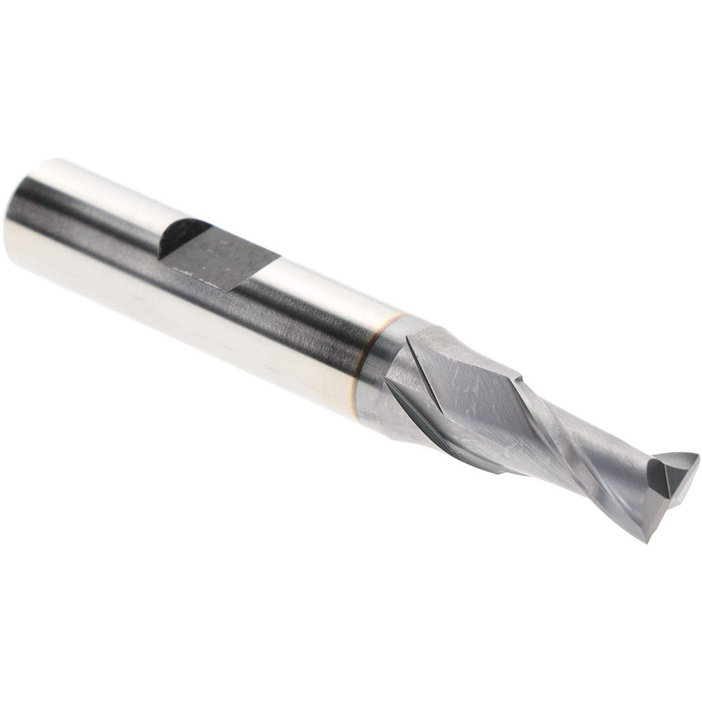 Hertel EF99921270 Square End Mill 5/16" Dia, 2 Flutes, 9/16" LOC, High Speed Steel, 30 ° Helix