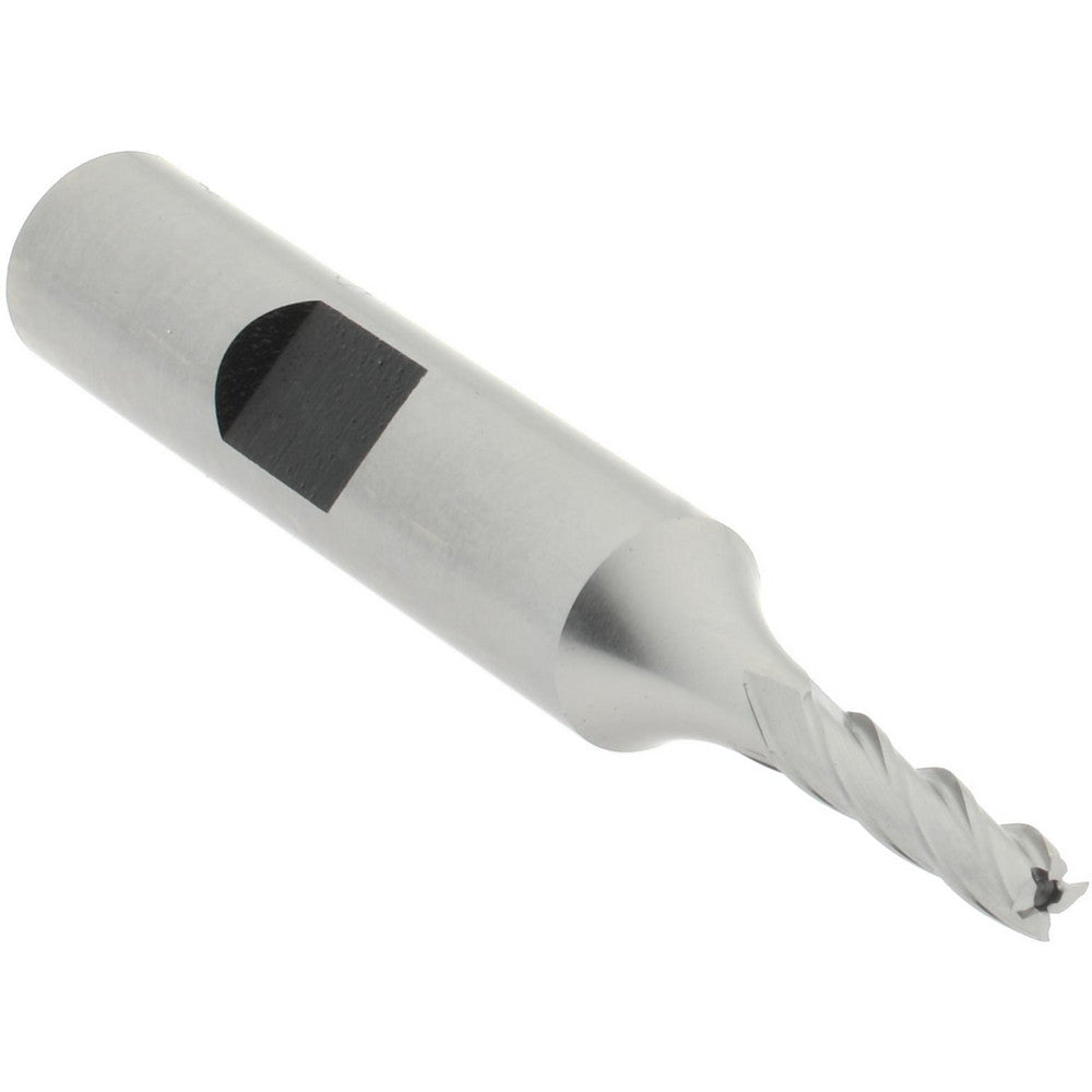 Hertel E199921246 Square End Mill 9/64" Dia, 1/2" LOC, 4 Flutes, High Speed Steel