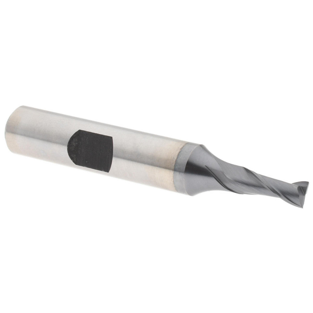 Hertel E799921146 Square End Mill 3/16" Dia, 7/16" LOC, 2 Flutes, High Speed Steel