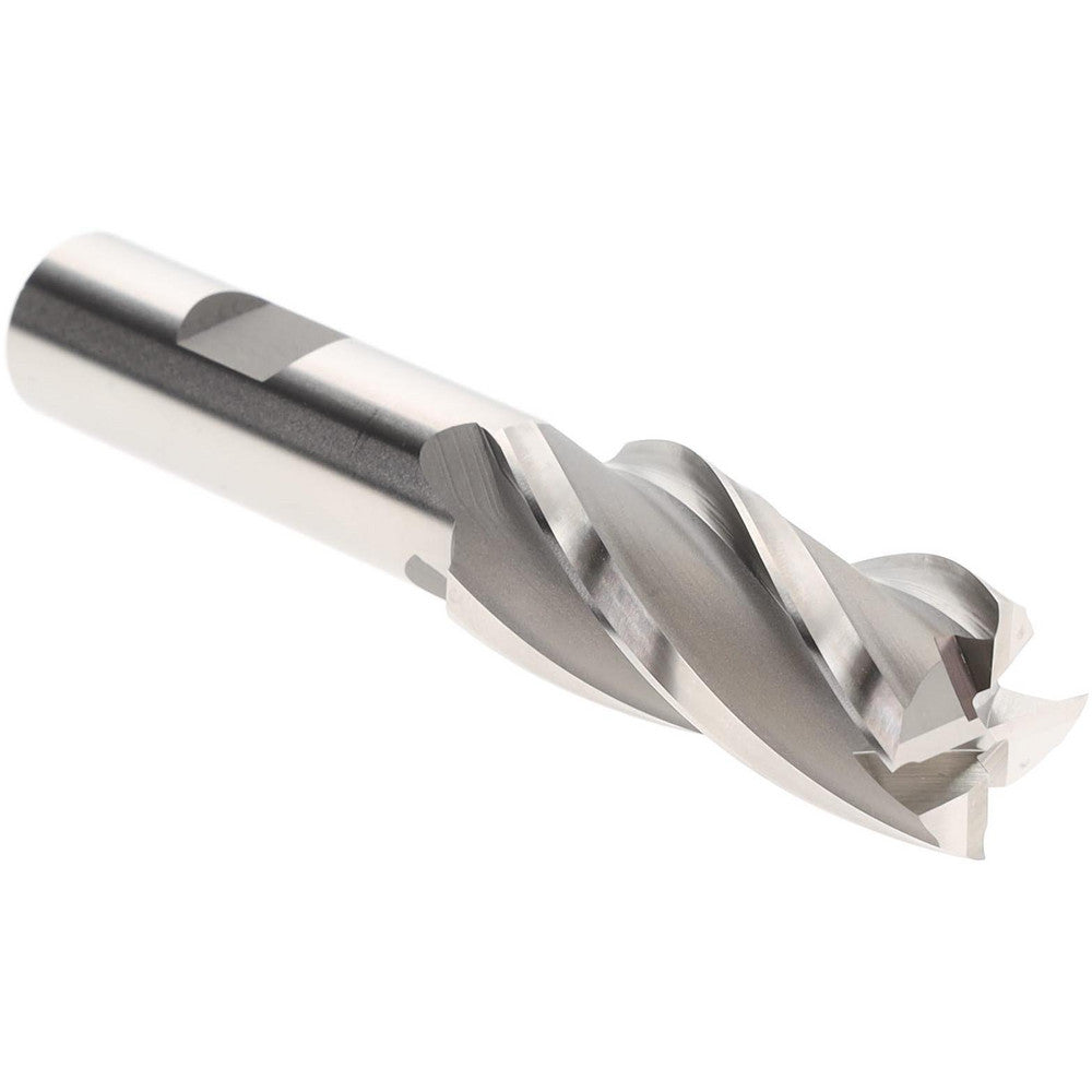 Hertel E199921308 Square End Mill 13/16" Dia, 4 Flutes, 1-7/8" LOC, High Speed Steel, 30 ° Helix