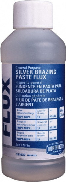 Worthington 331932 6 Ounce Silver Brazing Flux