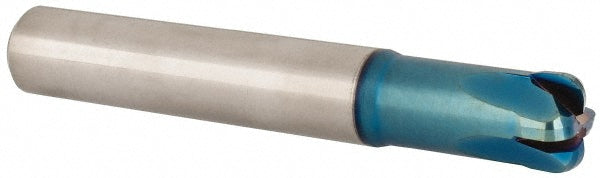 Accupro G8C2603208 Corner Radius End Mill 1/2" Dia, 0.2" LOC, 1/8" Radius, 4 Flutes, Solid Carbide