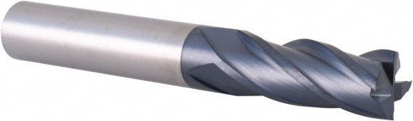 Accupro EM15302401 Square End Mill 3/8'' Dia, 1'' LOC, 3/8'' Shank Dia, 2-3/4'' OAL, 4 Flutes, Solid Carbide