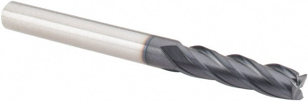 Accupro EM15301201 Square End Mill 3/16'' Dia, 3/4'' LOC, 3/16'' Shank Dia, 2-1/8'' OAL, 4 Flutes, Solid Carbide