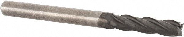 Accupro EI107008 Square End Mill 1/8'' Dia, 1/2'' LOC, 1/8'' Shank Dia, 1-1/2'' OAL, 4 Flutes, Solid Carbide