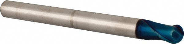 Accupro G8A43024 Ball End Mill 0.375" Dia, 0.375" LOC, 2 Flute, Solid Carbide