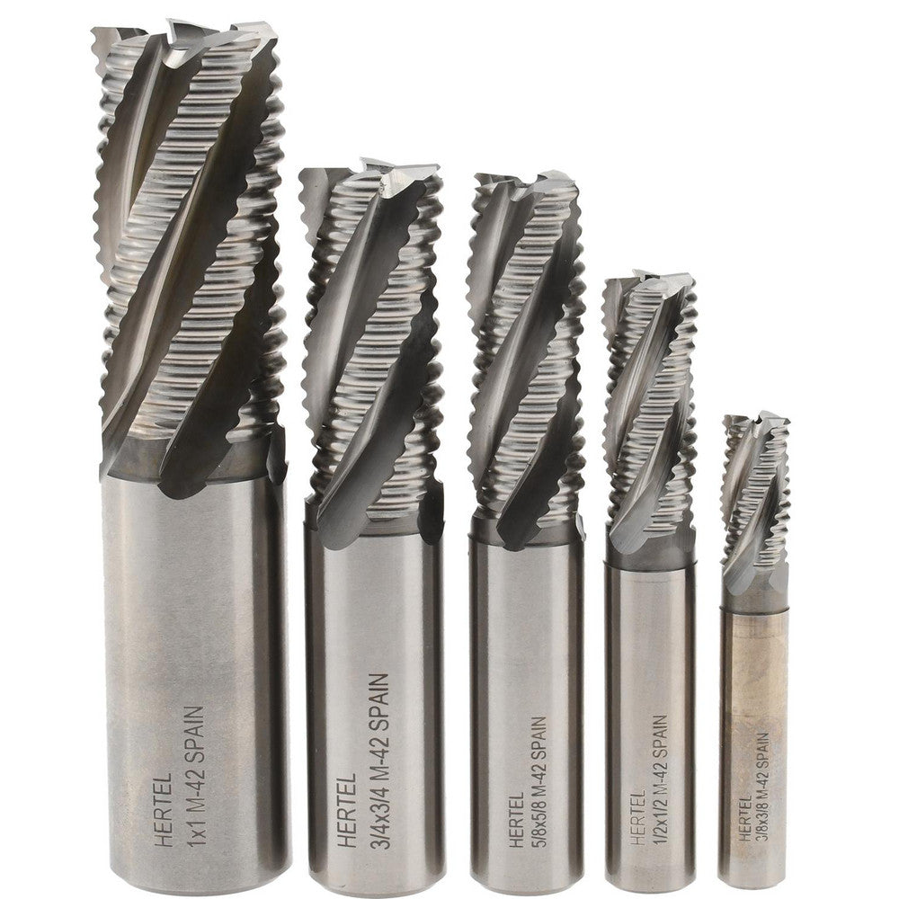 Hertel 87646634 End Mill Set 1" Dia, 4 Flute, Square End