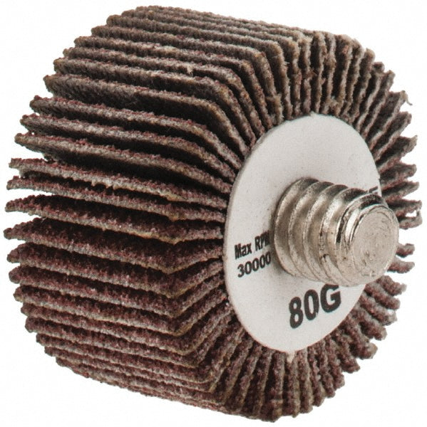 Tru-Maxx SZQC280 Mounted Flap Wheel 5/8" Face Width, 80 Grit, Aluminum Oxide