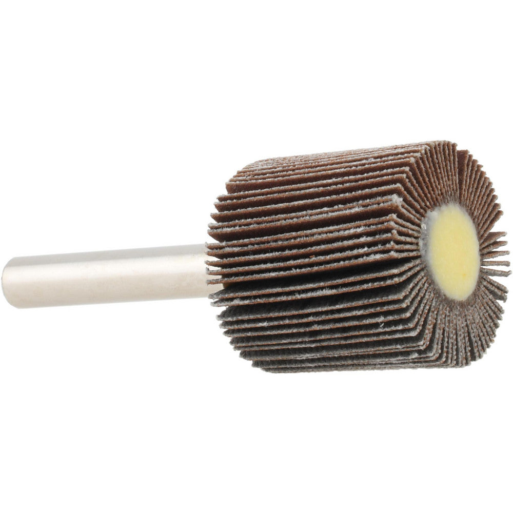 Tru-Maxx SZMM3320 Mounted Flap Wheel 1" Dia, 1" Face Width, 320 Grit, Aluminum Oxide