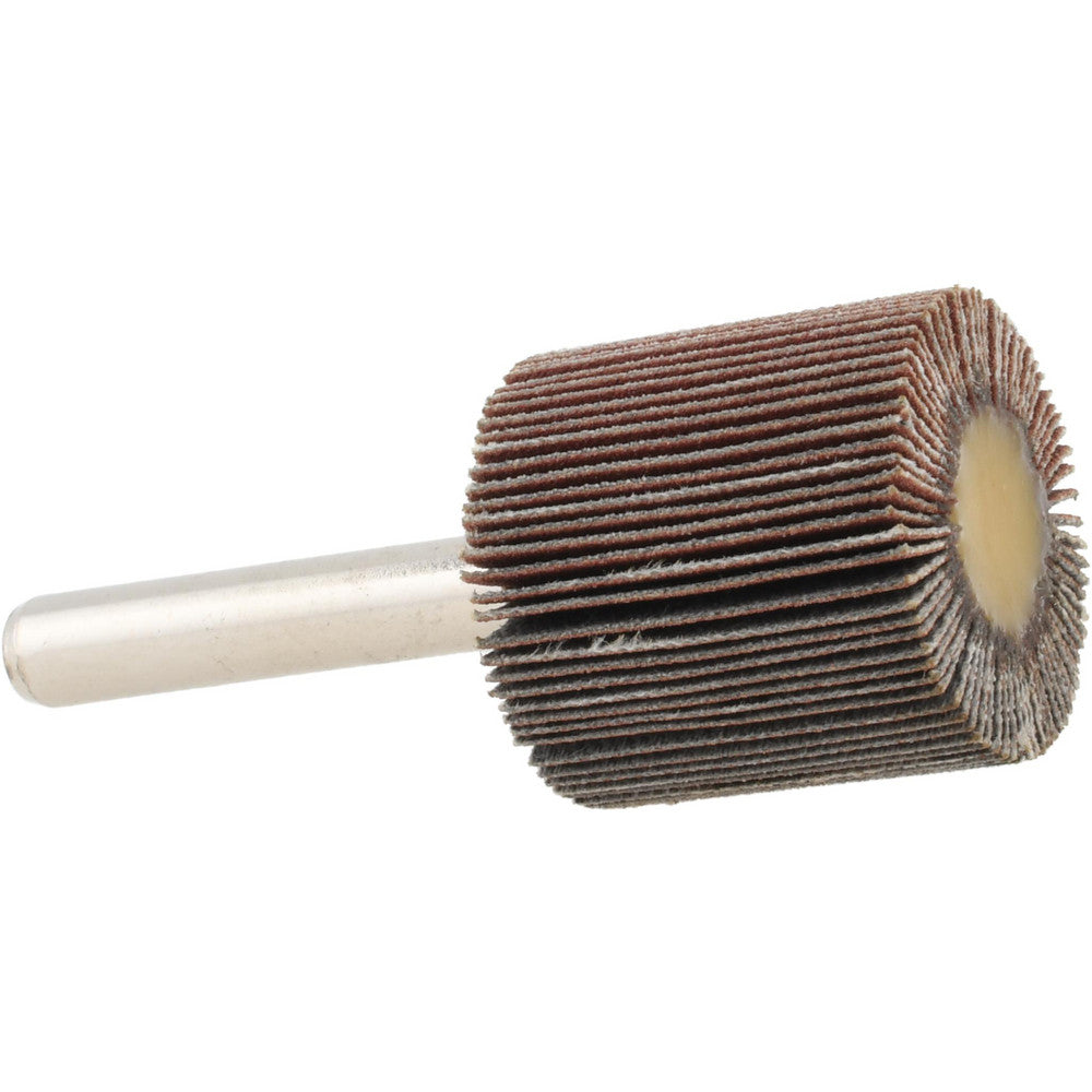 Tru-Maxx SZMM1240 Mounted Flap Wheel 1" Dia, 1" Face Width, 240 Grit, Aluminum Oxide