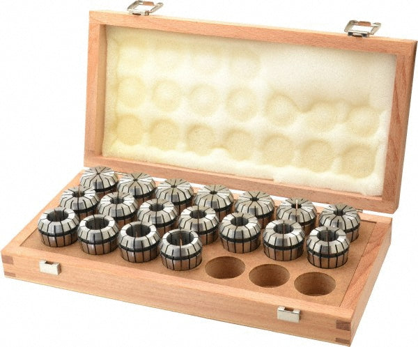 Parlec ER32-S018 Collet Set 18 Pc, Series ER32