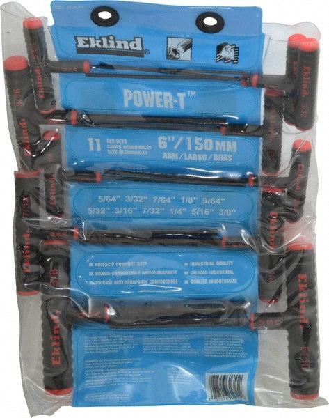 Eklind 60611 11 Piece T-Handle Hex Key Set