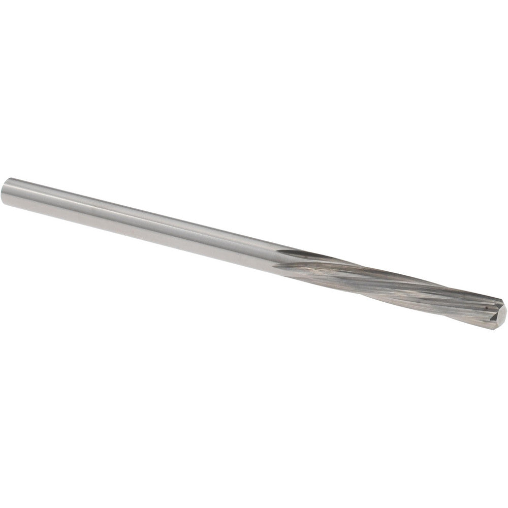 Magafor 88860002980 Chucking Reamer 2.98 mm Dia, 2-1/4" OAL, 0.5900" Flute Length, Spiral Flute, Straight-Cylindrical Shank, Solid Carbide