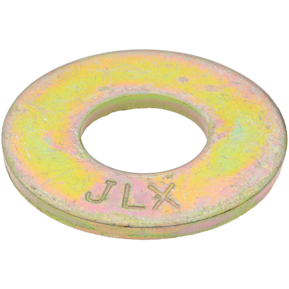 Value Collection 87723516 3/8" Screw USS Flat Washer Alloy Steel, Zinc Yellow Dichromate Finish