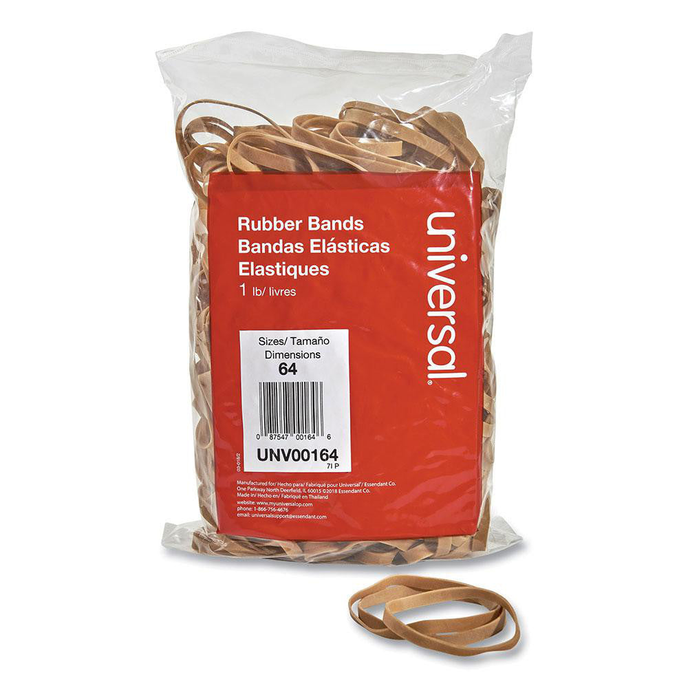 Universal UNV00164 Rubber Band Strapping Strapping Type Standard Office Circumference 3.5 Number Of Pieces 320 01