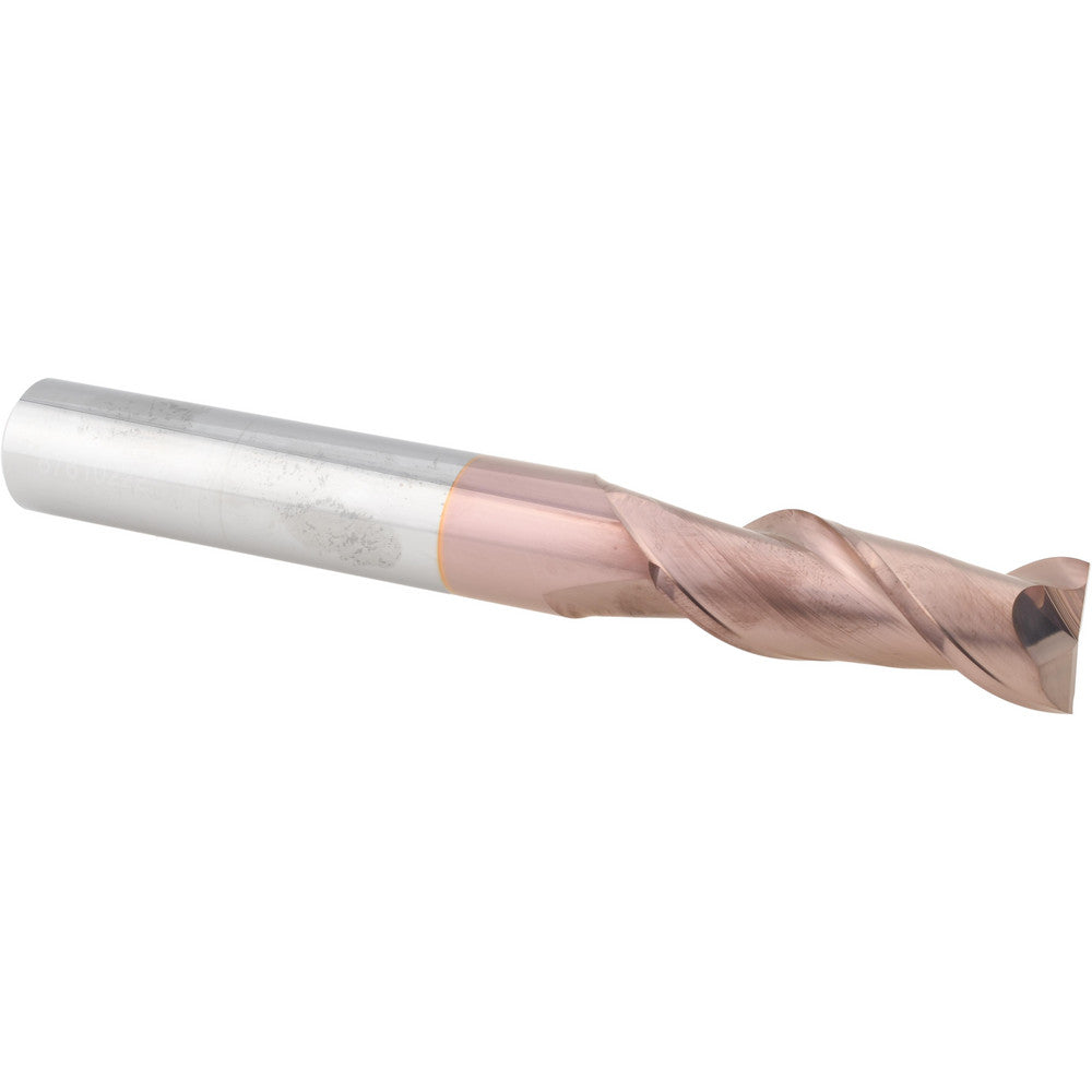 Accupro 87810222 Square End Mill 3/4'' Dia, 2'' LOC, 3/4'' Shank Dia, 6'' OAL, 2 Flutes, Solid Carbide