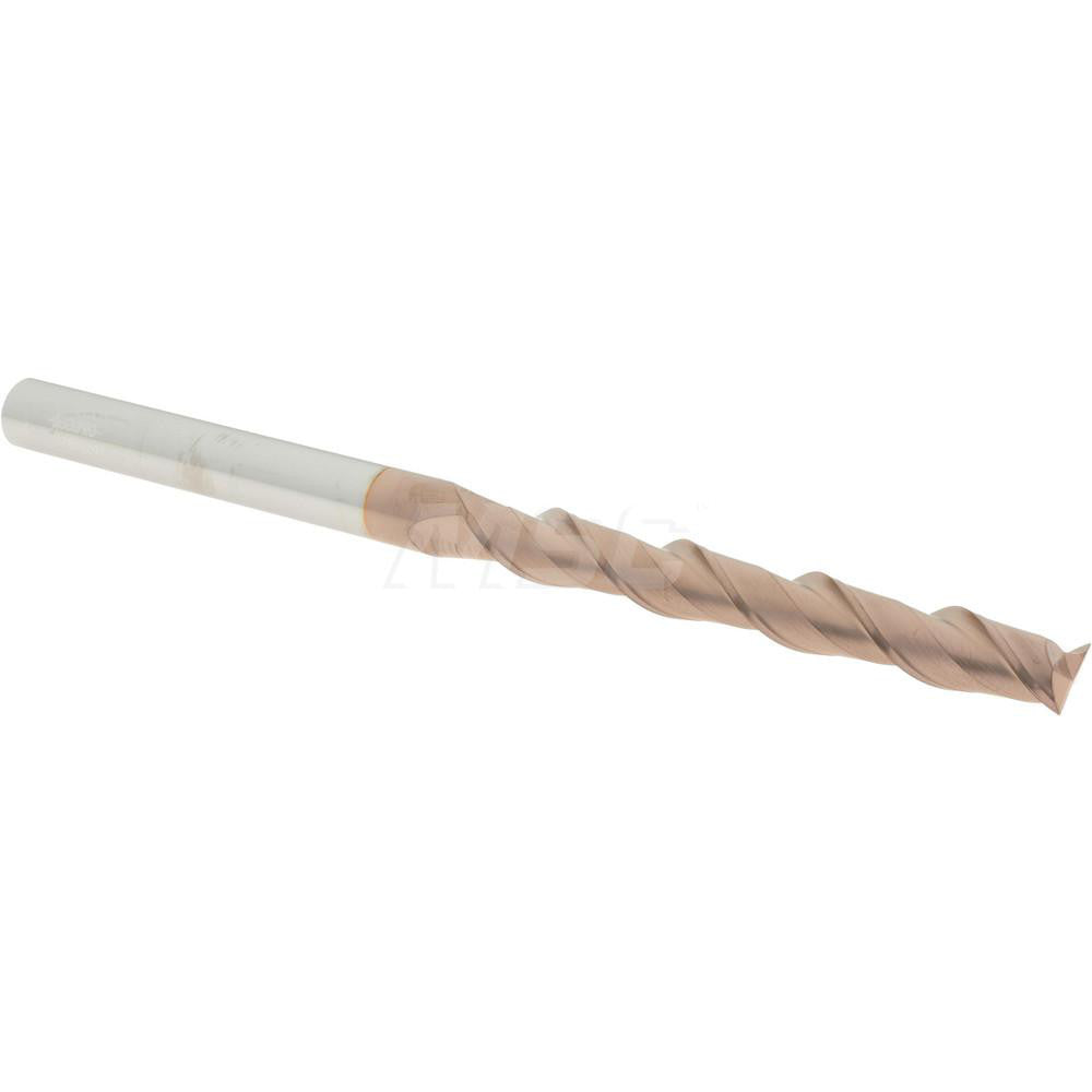 Accupro 87810297 Square End Mill 3/8'' Dia, 3'' LOC, 3/8'' Shank Dia, 6'' OAL, 2 Flutes, Solid Carbide