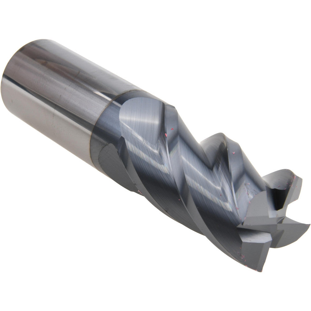 Accupro 87810610 Corner Radius End Mill 1" Dia, 1-3/4" LOC, 0.015" Radius, 4 Flutes, Solid Carbide