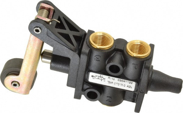 Norgren 03041122 Mechanically Operated Valve Packed Spool, Roller Lever Actuator, 1/8" Inlet, 2 Position