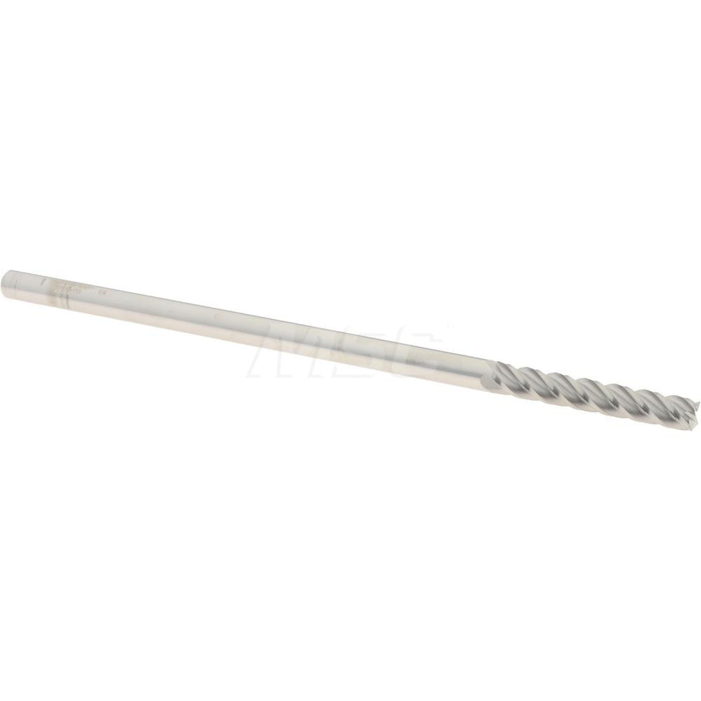 Accupro 87829479 Square End Mill 1/4'' Dia, 1-1/2'' LOC, 1/4'' Shank Dia, 6'' OAL, 4 Flutes, Solid Carbide