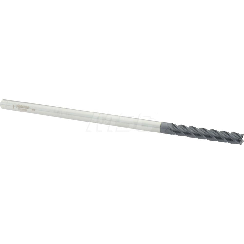 Accupro 87829834 Square End Mill 1/4'' Dia, 1-1/2'' LOC, 1/4'' Shank Dia, 6'' OAL, 4 Flutes, Solid Carbide
