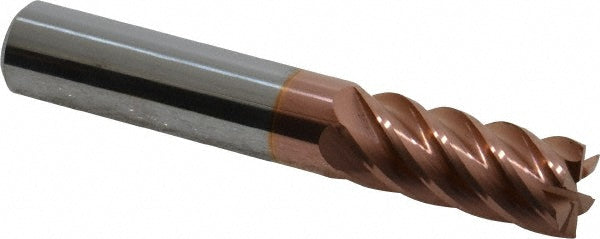 Accupro 87829982 Square End Mill 7/16'' Dia, 1'' LOC, 7/16'' Shank Dia, 2-3/4'' OAL, 6 Flutes, Solid Carbide