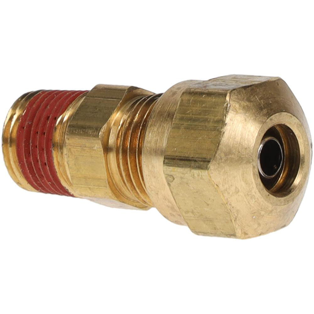 Parker VS68NTA-4-2 Compression Tube Male Connector 1/8, 1/4" Tube OD, Compression x MNPTF