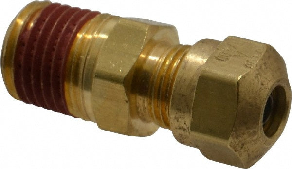 Parker VS68NTA-4-4 Compression Tube Male Connector 1/4, 1/4" Tube OD, Compression x MNPTF