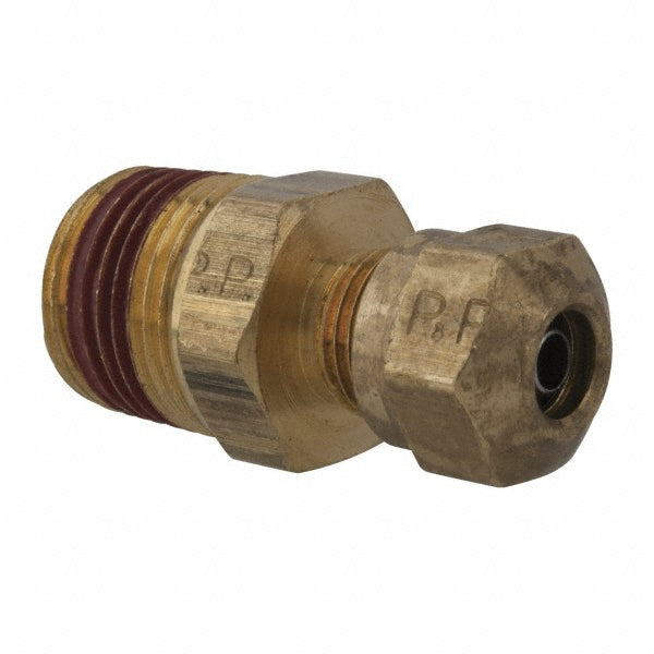 Parker VS68NTA-4-6 Compression Tube Male Connector 3/8, 1/4" Tube OD, Compression x MNPTF