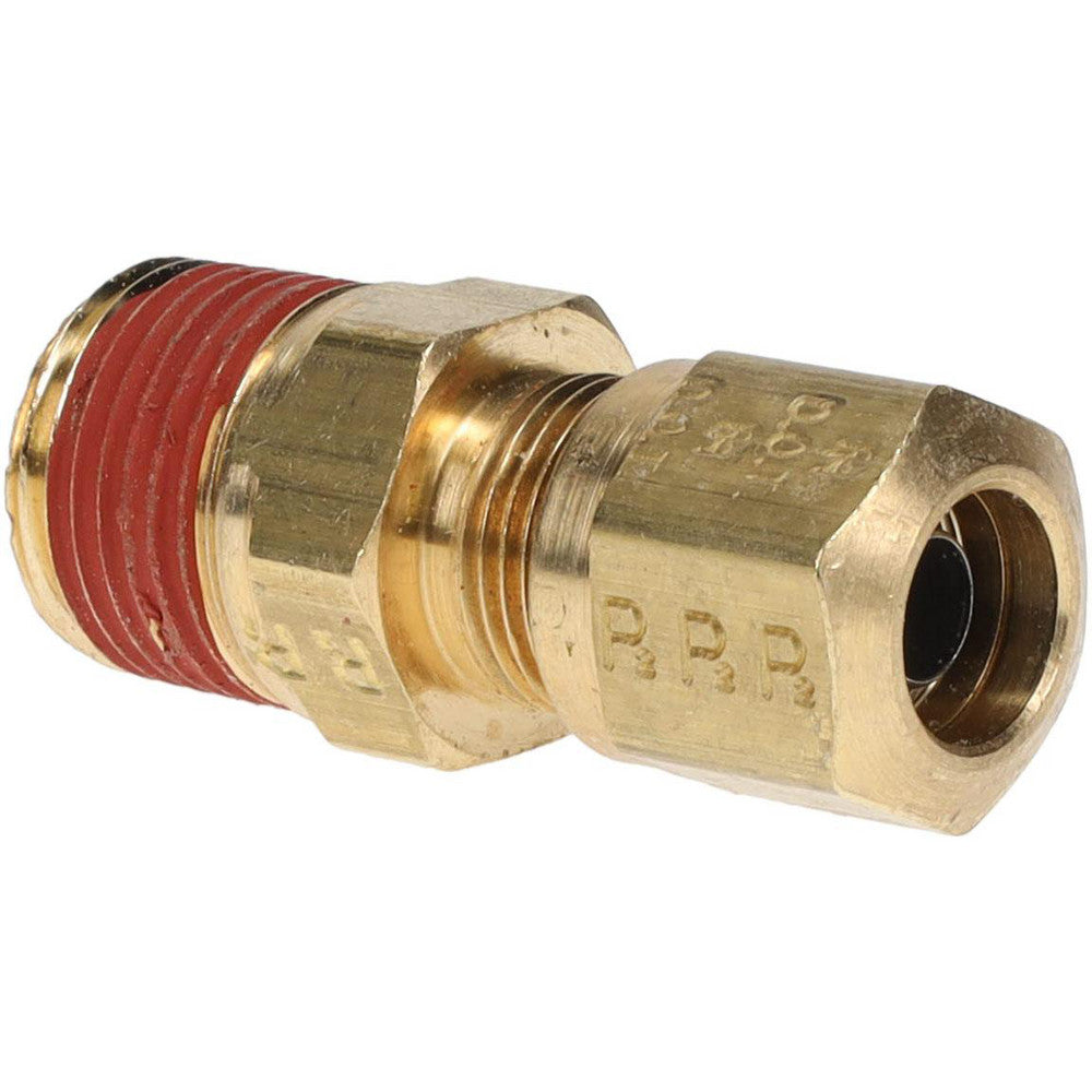 Parker VS68NTA-6-6 Compression Tube Male Connector 3/8, 3/8" Tube OD, Compression x MNPTF