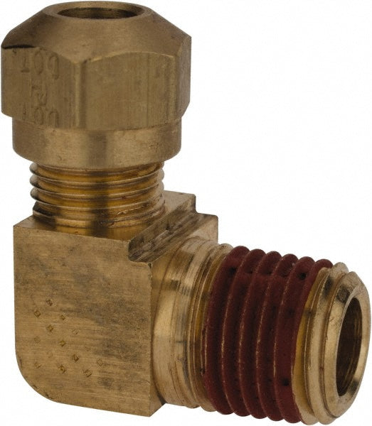 Parker VS269NTA-4-4 Compression Tube Male Elbow 1/4, 1/4" Tube OD, Compression x MNPTF