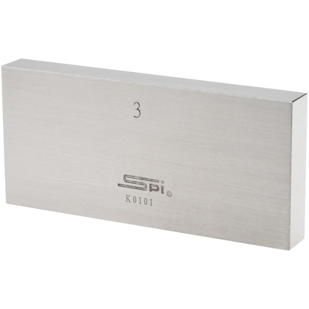 SPI 15-088-8 Rectangle Steel Gage Block 3", Grade AS-1