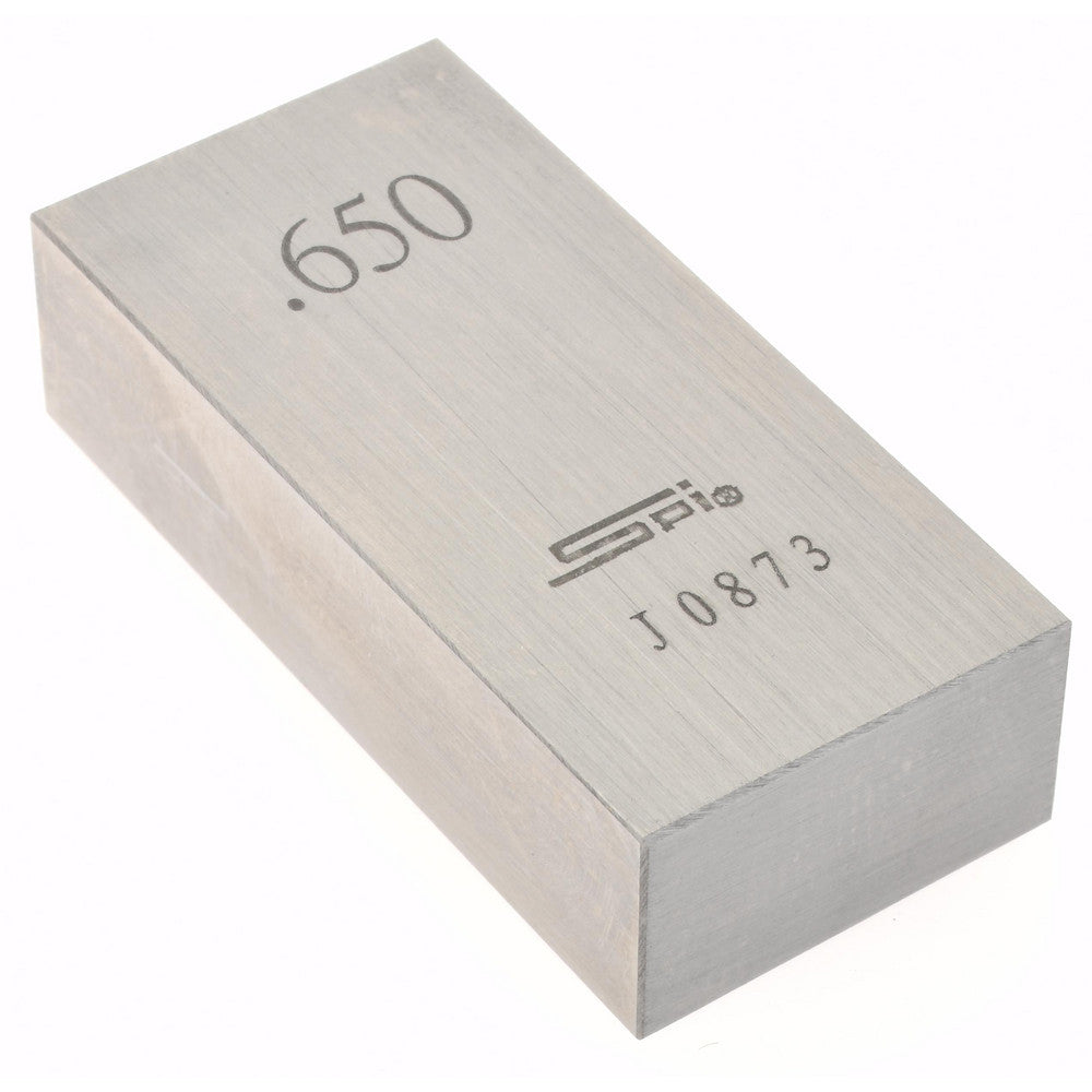 SPI 15-079-7 Rectangle Steel Gage Block 0.65", Grade AS-1