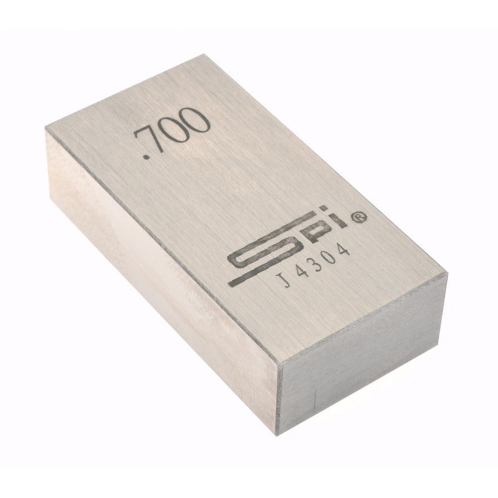 SPI 15-080-5 Rectangle Steel Gage Block 0.7", Grade AS-1