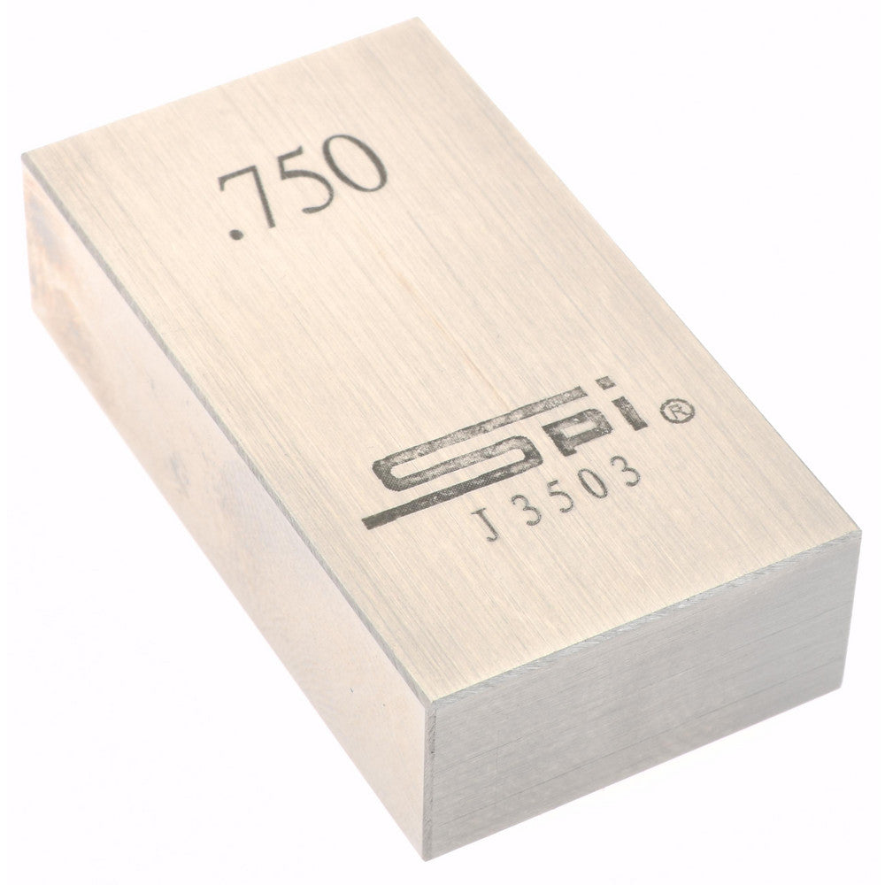 SPI 15-081-3 Rectangle Steel Gage Block 0.75", Grade AS-1