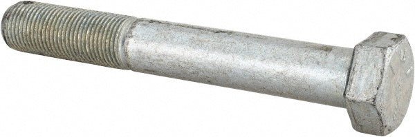 HHCS Made In USA -30320-41/2 Hex Head Cap Screw 5/8-18 x 4-1/2", Grade 5 Steel, Zinc-Plated