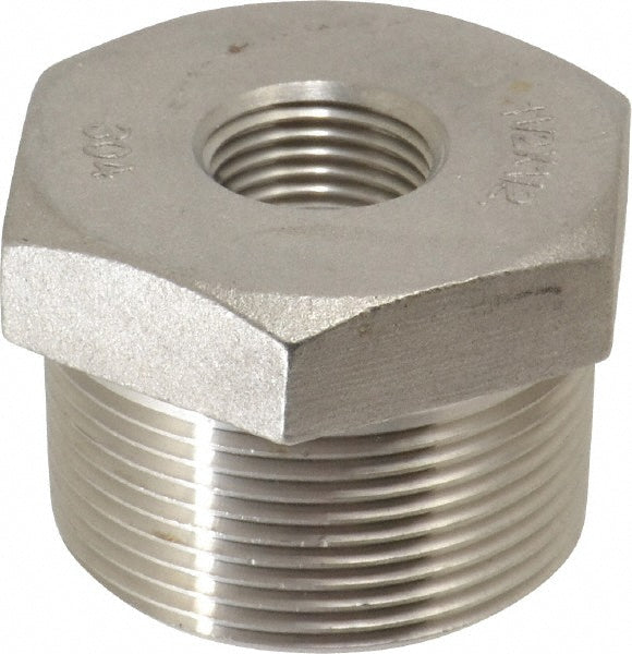 Merit Brass K414-2408 Pipe Bushing 1-1/2 x 1/2", 304 Stainless Steel