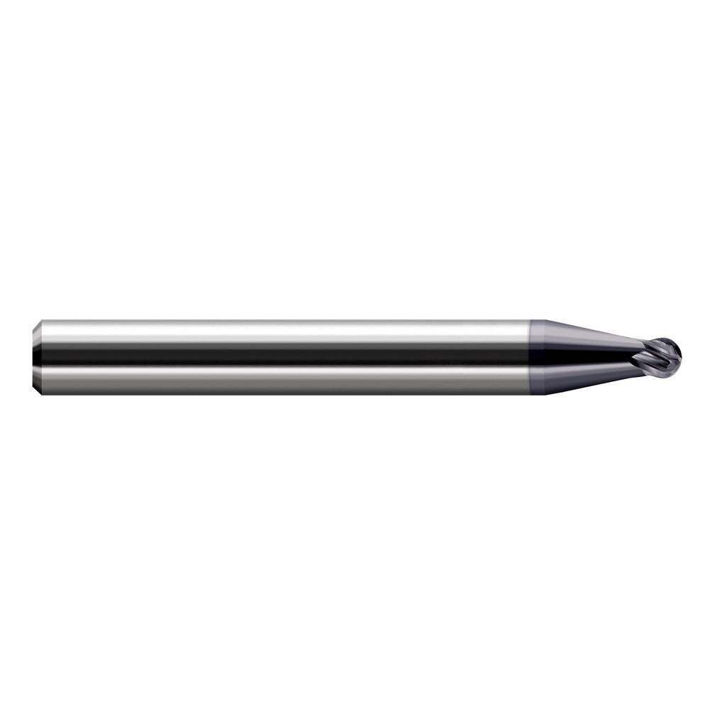 Harvey Tool 758262-C3 Ball End Mill 0.0620" Dia, 0.0500" LOC, 4 Flute, Solid Carbide