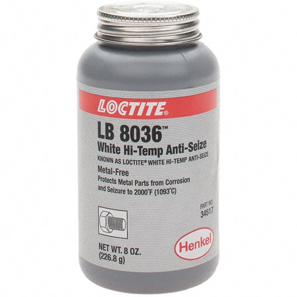 Loctite 302677 High Temperature Anti-Seize Lubricant 8 oz Brush Top