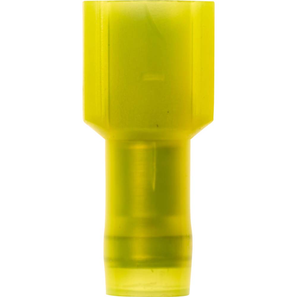 3M 7010397414 Wire Disconnect Male, Yellow, Nylon, 12-10 AWG, 1/4" Tab Width