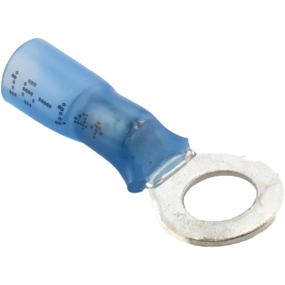 3M 7010397418 Circular Ring Terminal Partially Insulated, 16 to 14 AWG, Crimp Connection