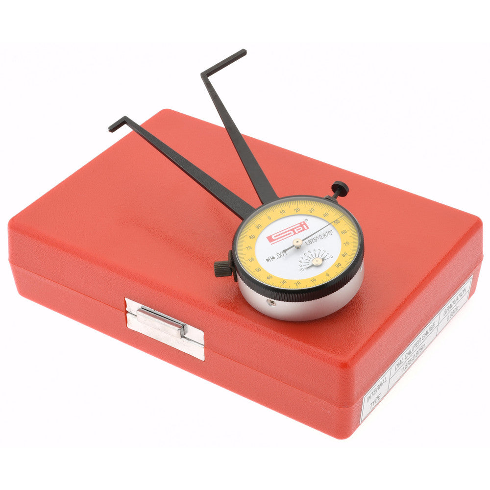 SPI 12-405-7 Inside Dial Caliper Gage 1-7/8 to 2-7/8", 0.001" Graduation, 0.0015" Accuracy