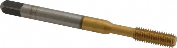 Kennametal 1545651 Thread Forming Tap #10-32 UNF, Bottoming Chamfer, High-Speed Steel-E, Titanium Nitride Finish