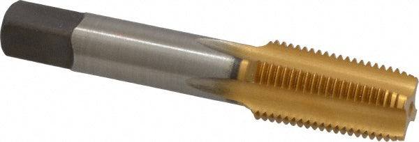 Kennametal 1545233 Standard Pipe Tap 1/8-27, NPT, 4 Flutes, High Speed Steel, TiN Finish