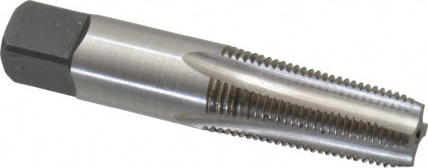 Kennametal 1542790 Standard Pipe Tap 1/8-27, NPT, 4 Flutes, High Speed Steel, Bright/Uncoated