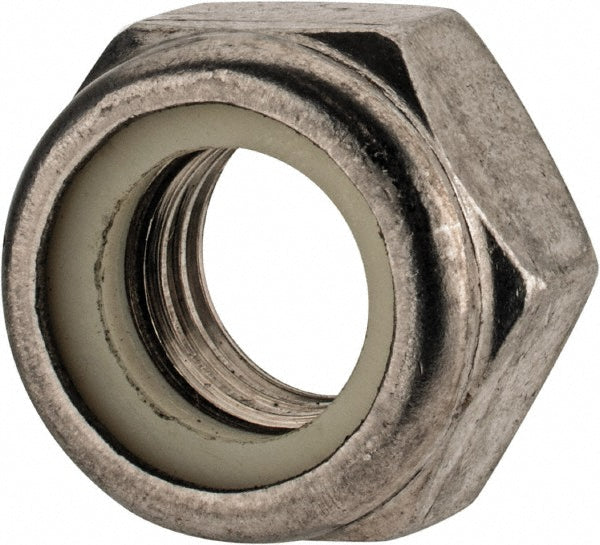 Value Collection NL5X01400-025BX Hex Lock Nut Insert, Nylon Insert, Grade 18-8 & A2 Stainless Steel, Uncoated