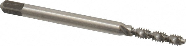 Kennametal 4130058 Spiral Flute Tap #4-40, UNC, 2 Flute, Bottoming Chamfer, 2B/3B Class of Fit, Cobalt, Straw Finish