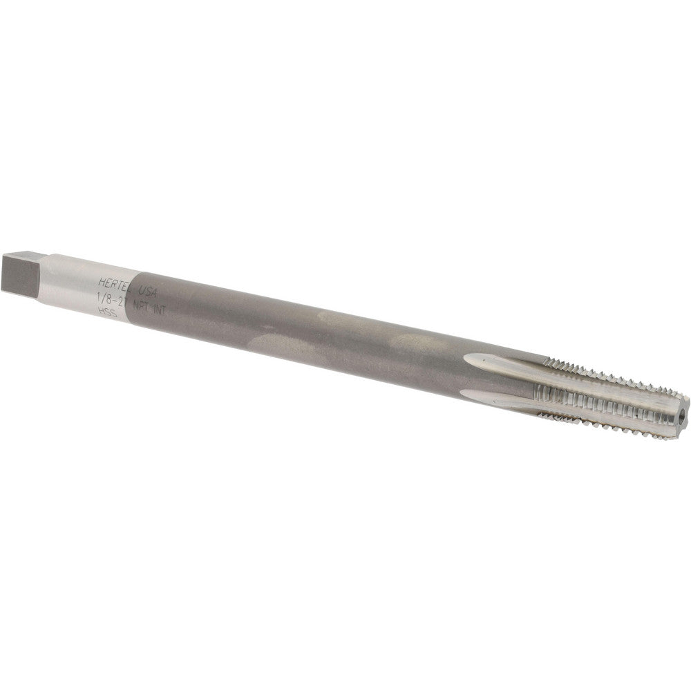 Hertel R867350-S Extension Pipe Tap 1/8-27 NPT, 5 Flutes, High Speed Steel