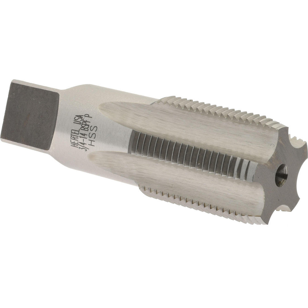 Hertel R867370-S British Standard Pipe Tap 3/4-14 G(BSP), Plug Chamfer, 4 Flute